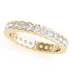 Half Bezel Set Eternity Ring
