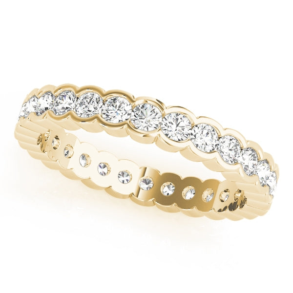 Half Bezel Set Eternity Ring