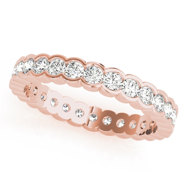Half Bezel Set Eternity Ring