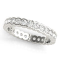Half Bezel Set Eternity Ring