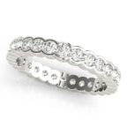Half Bezel Set Eternity Ring