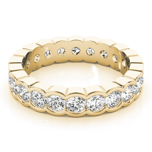 Half Bezel Set Eternity Ring