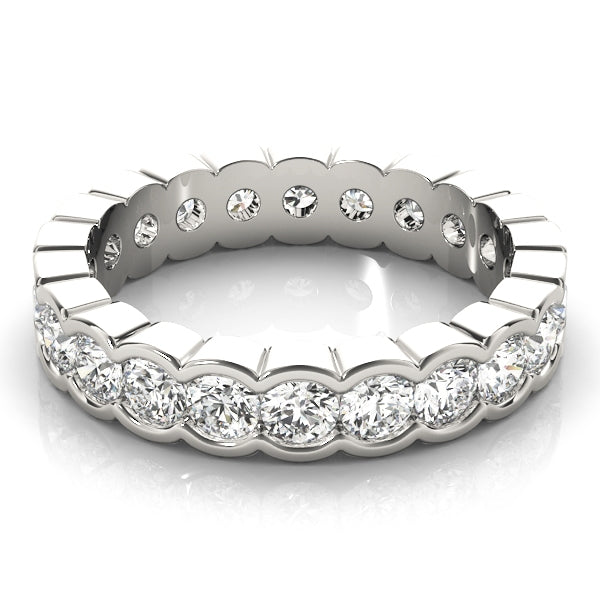 Half Bezel Set Eternity Ring