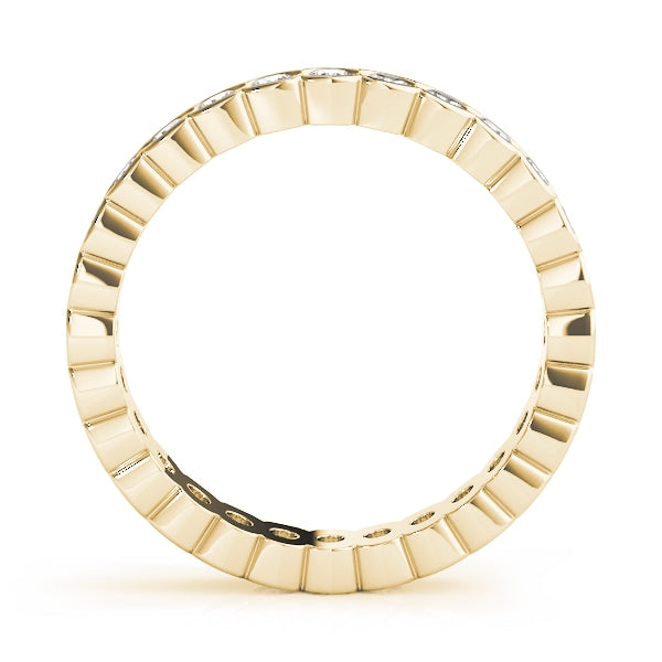 Half Bezel Set Eternity Ring
