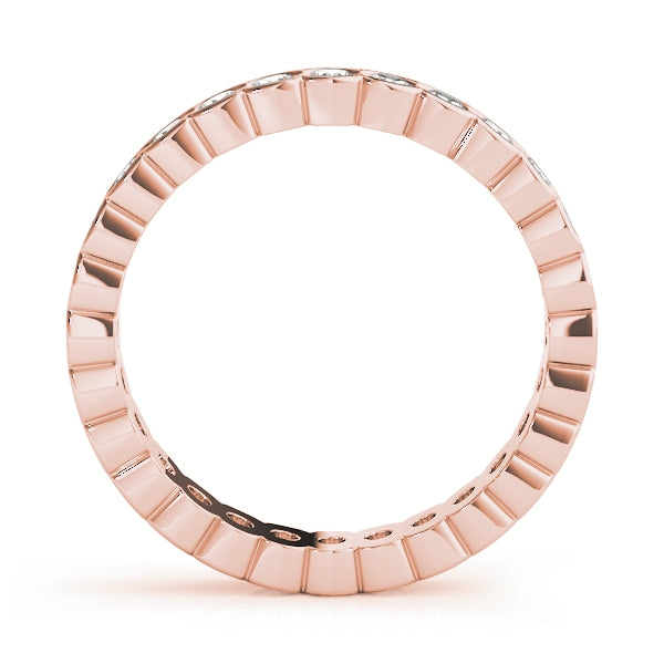 Half Bezel Set Eternity Ring