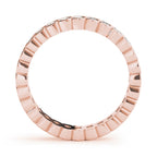 Half Bezel Set Eternity Ring