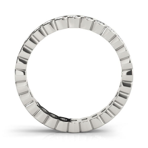 Half Bezel Set Eternity Ring