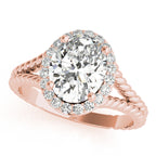 Split Shank Oval Halo $1999.00