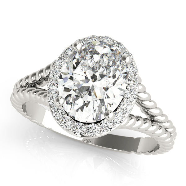 Split Shank Oval Halo $1999.00