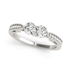 Empress Two Stone ring