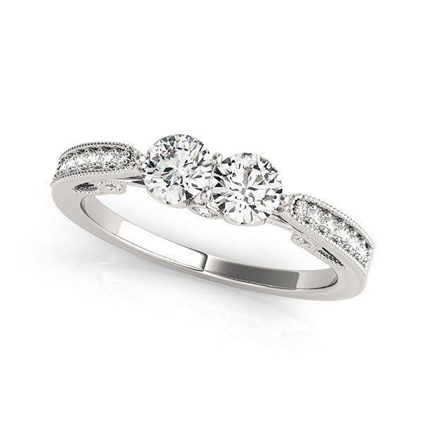 Empress Two Stone ring