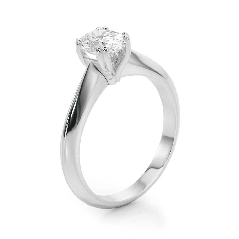 Split Prong Oval Solitaire $1399.00