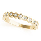Stackable Hexagon Band 