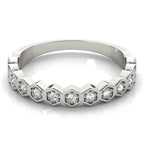 Stackable Hexagon Band 