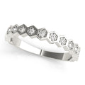 Stackable Hexagon Band 