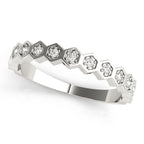 Stackable Hexagon Band 