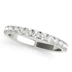 Straight Split Prong Diamond Wedding Band 1.00 Carat Total Weight $1399.00