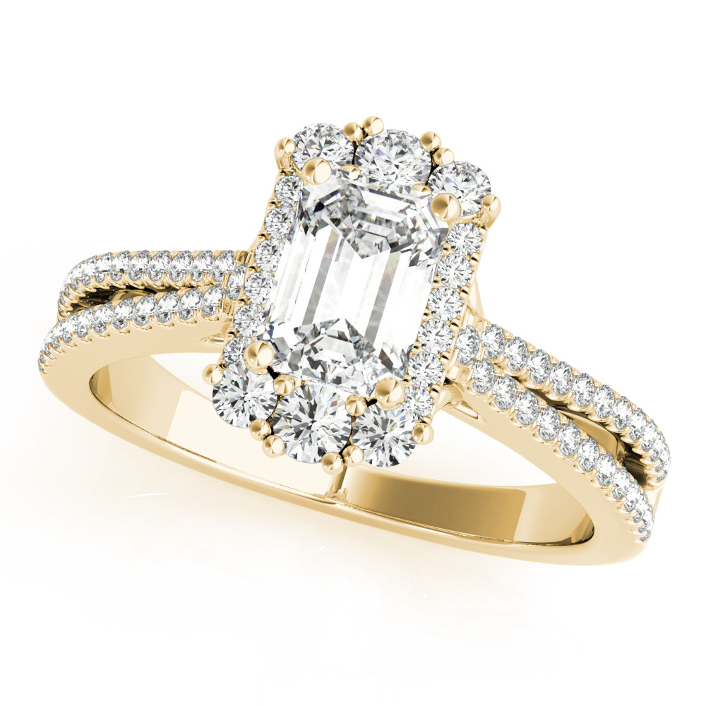 Split Shank  Emerald or Radiant $1999.00