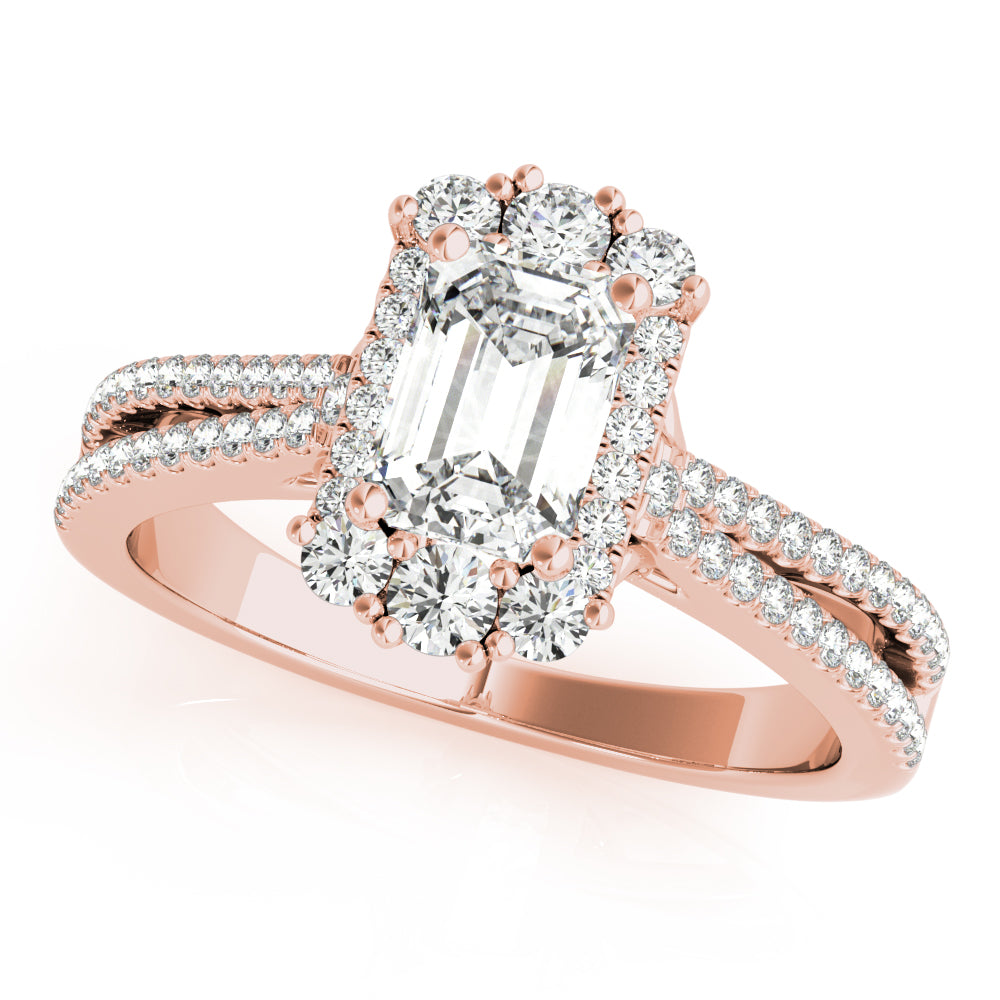 Split Shank  Emerald or Radiant $1999.00