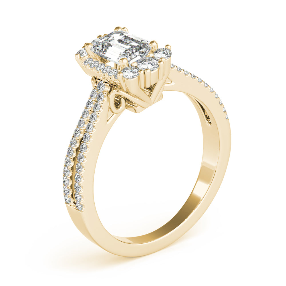Split Shank  Emerald or Radiant $1999.00