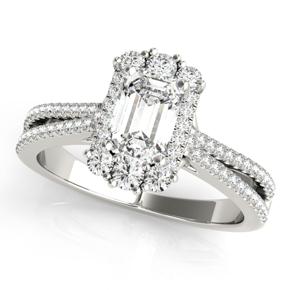 Split Shank  Emerald or Radiant $1999.00
