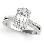 Split Shank  Emerald or Radiant $1999.00