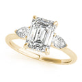 Emerald with Pear Shape Accents. 1.60 carat Regular $2144.00 NOW  $1499.09 (Diamonds and Setting)
