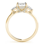 Emerald with Pear Shape Accents. 1.60 carat Regular $2144.00 NOW  $1499.09 (Diamonds and Setting)
