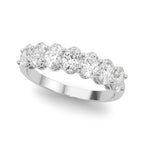 7-Stone Shared Prong Oval Diamond Wedding Band 1carat Totql weight $1499.00