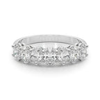 7-Stone Shared Prong Oval Diamond Wedding Band 1carat Totql weight $1499.00