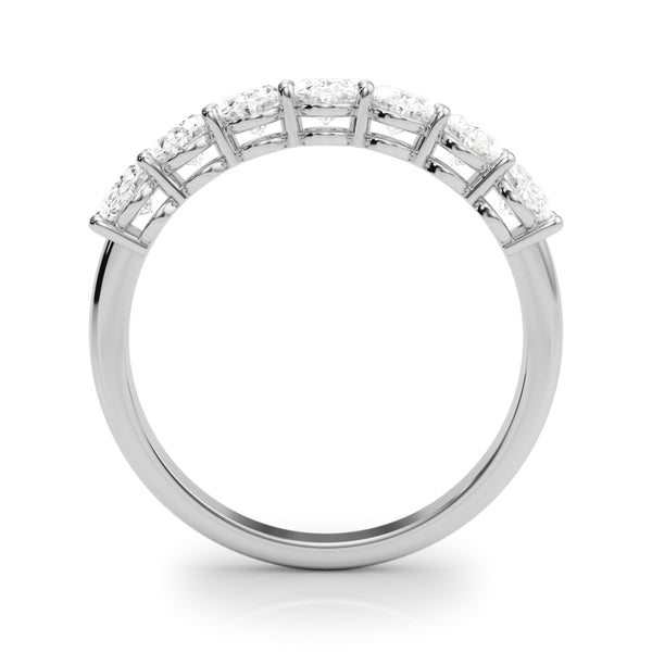 7-Stone Shared Prong Oval Diamond Wedding Band 1carat Totql weight $1499.00
