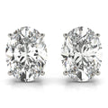 Oval Shape Earrings Lab Diamonds 1 carat