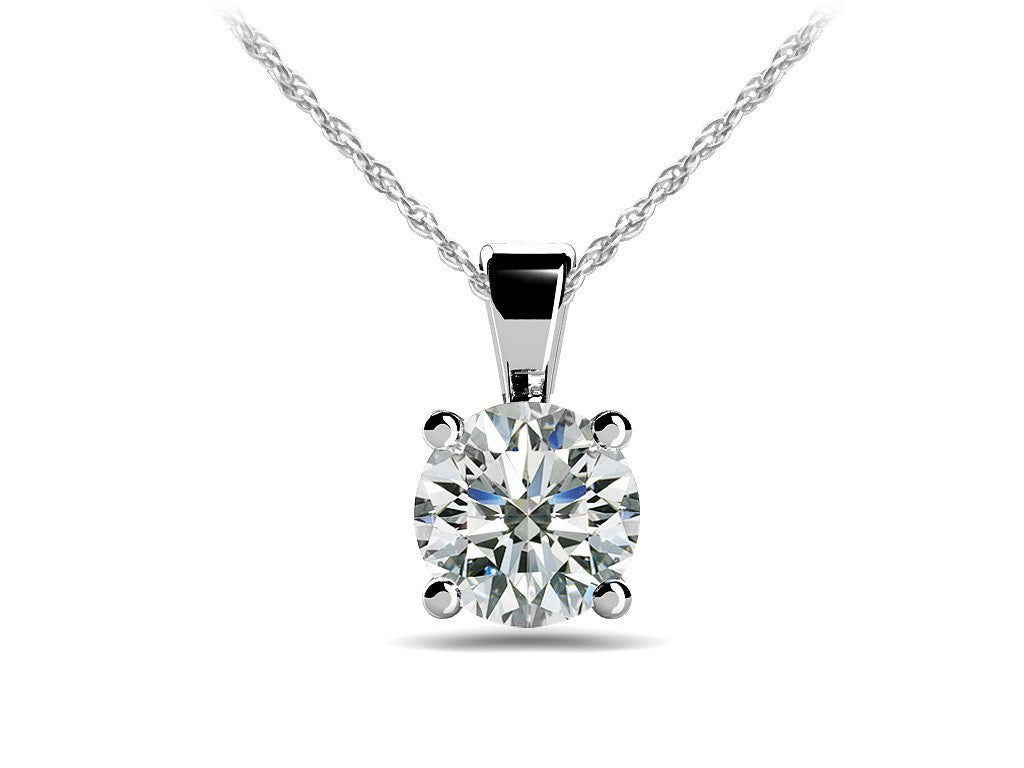 Real Diamond .50 Carat Pendant Round