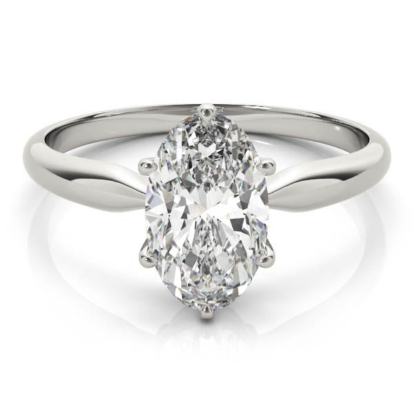 Solitaire Oval  6 Prong Pinched Shank $799.00