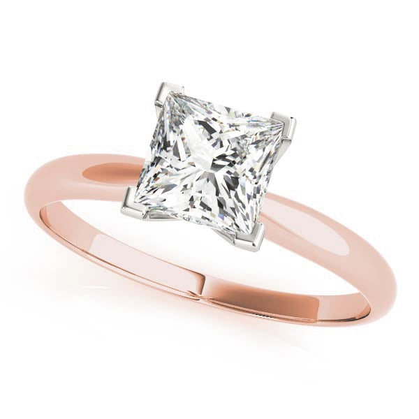 Princess Solitaire 4 Prong Pinched Shank $899.00