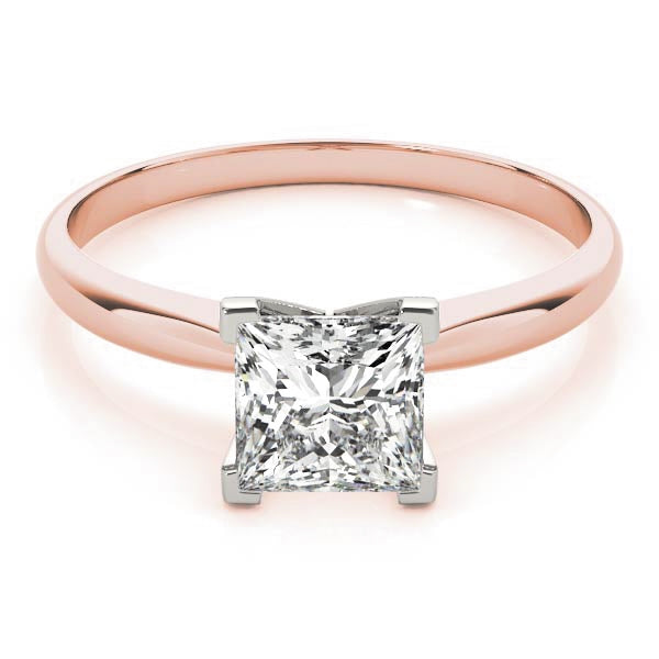 Princess Solitaire 4 Prong Pinched Shank $899.00