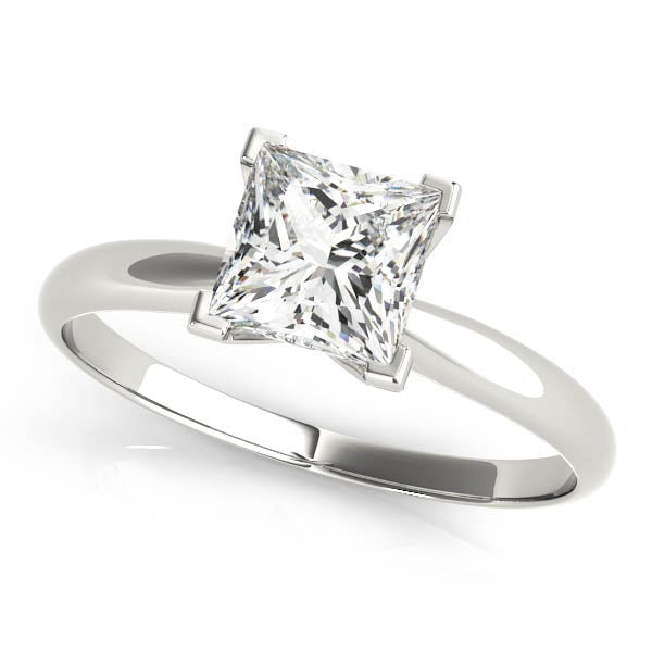 Princess Solitaire 4 Prong Pinched Shank $899.00