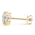 Four Prong Basket Earrings Lab Diamonds 2.00 ct.Total Weight