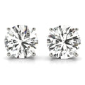 Four Prong Basket Earrings Lab Diamonds 3.00 ct.Total Weight