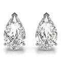 Pear Shape Earrings Lab Diamonds 1 carat