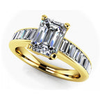 Brilliant Fire Emerald Cut Setting $2349.00