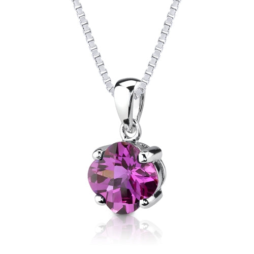 10.25 carat Checkerboard Lily Cut Pink Sapphire Pendant Earring Set in Sterling Silver  Regular Price $300.00