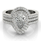 Classic Pear Halo $1549.00