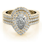 Classic Pear Halo $1549.00