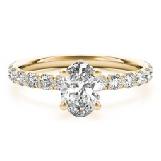  Oval & Diamond Accents  2.10 carat Regular $4575 NOW 2575.00 (Diamond and Setting)