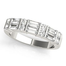  Fancy Shape Baguette Wedding Band 1.04 carat Totql weight $1799.00