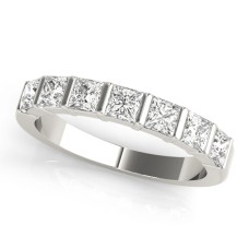  Princess Cut Diamond Wedding Band 1.12 carat Totql weight $1599.00