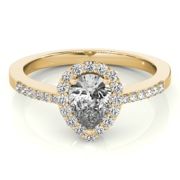 Classic Pear Halo $1549.00