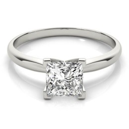 Princess Solitaire 4 Prong Pinched Shank $899.00